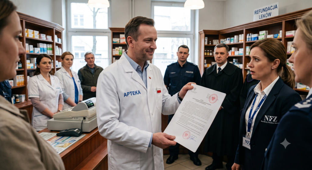 NFZ nie może automatycznie żądać zwrotu refundacji od apteki
